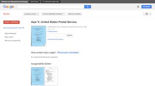 
                            13. Azar V. United States Postal Service