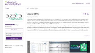 
                            9. Azara DRVS | Marketplace | athenahealth