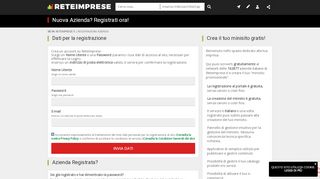 
                            3. Azienda Registrata? - Reteimprese.it - OVH Net