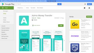 
                            2. Azimo Money Transfer – Apps on Google Play