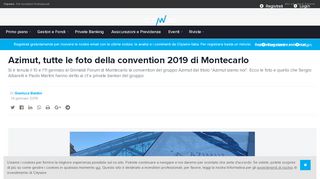 
                            10. Azimut, tutte le foto della convention 2019 di Montecarlo - Citywire
