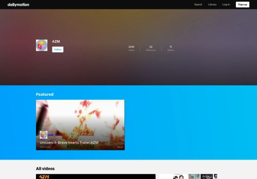 
                            4. AZM videos - dailymotion
