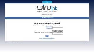 
                            4. Azotel - Authentication Required - WIRUlink