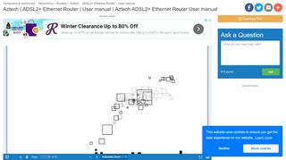
                            6. Aztech ADSL2+ Ethernet Router User manual | manualzz.com
