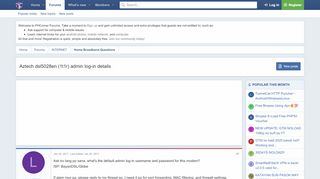 
                            4. Aztech dsl5028en (1t1r) admin log-in details | Pinoy Internet and ...
