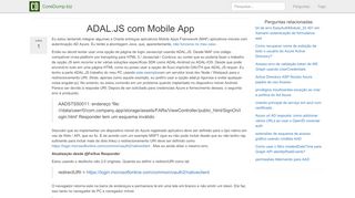 
                            11. azure-active-directory - ADAL.JS com Mobile App - coredump.pt