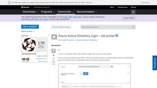 
                            4. Azure Active Directory login - old portal - MSDN - Microsoft