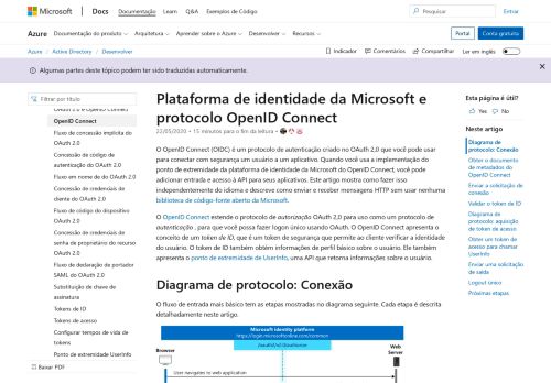 
                            4. Azure Active Directory v2.0 e o protocolo OpenID Connect | Microsoft ...