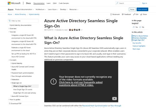 
                            1. Azure AD Connect: Seamless Single Sign-On | Microsoft Docs