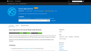 
                            12. Azure App Service - Visual Studio Marketplace