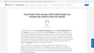 
                            12. Azure DevOps Blog | Visual Studio Team Services (VSTS) IntelliJ ...