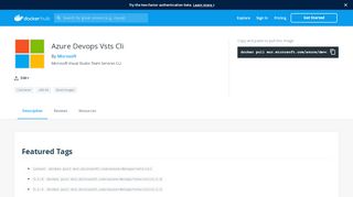 
                            11. Azure Devops Vsts Cli - Docker Hub