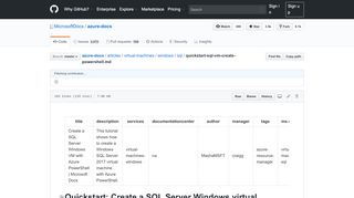 
                            10. azure-docs/quickstart-sql-vm-create-powershell.md at master ... - GitHub