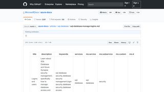 
                            13. azure-docs/sql-database-manage-logins.md at master · MicrosoftDocs ...