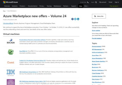 
                            12. Azure Marketplace new offers – Volume 24 | Blog | Microsoft Azure