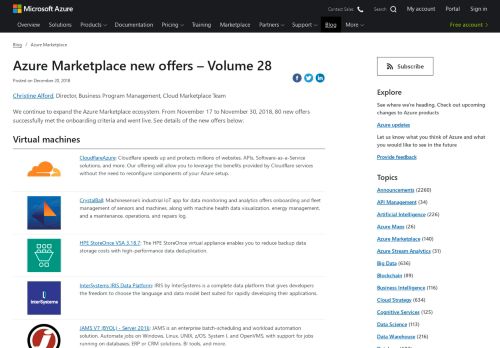 
                            11. Azure Marketplace new offers – Volume 28 | Blog | Microsoft Azure