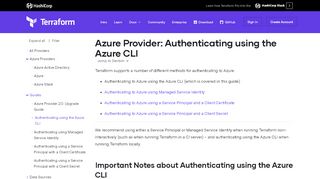 
                            13. Azure Provider: Authenticating via the Azure CLI - Terraform by ...