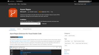 
                            8. Azure Repos - Visual Studio Marketplace