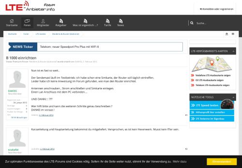 
                            5. B 1000 einrichten | LTE Forum - LTE-Anbieter.info