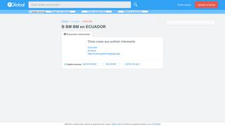 
                            12. B BM BM en ECUADOR - Iglobal.co
