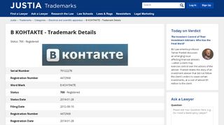 
                            5. B KOHTAKTE Trademark of Obschestvo s ogranichennoi ...