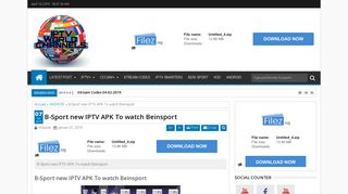 
                            3. B-Sport new IPTV APK To watch Beinsport - m3ulinks