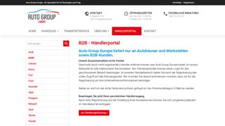 
                            6. B2B - Händlerportal - Auto Group Europe s.r.o. | Fahrzeuggroßhandel ...