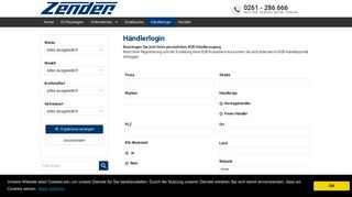 
                            3. B2B-Händlerzugang anfordern - Autohaus Zender EU-Fahrzeuge