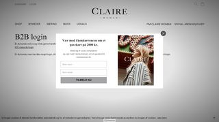 
                            3. B2B login - Claire Group