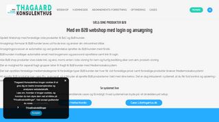 
                            10. B2B Login Webshop • TK Webbureau - Thagaard Konsulenthus