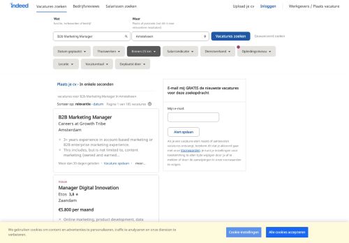 
                            13. B2b Marketing Manager-vacatures in Amstelveen - september 2018 ...