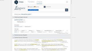 
                            12. b2b partner portal - German translation – Linguee