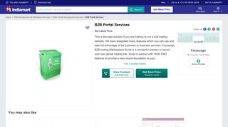 
                            8. B2B Portal Services - IndiaMART