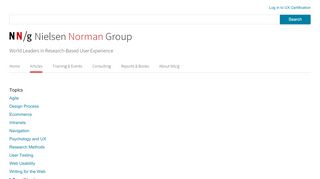 
                            10. B2B Usability - Nielsen Norman Group