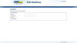 
                            4. B2B WebShop :: Anmelden