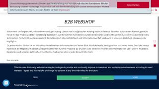 
                            2. B2B Webshop - Batavus Bäumker GmbH