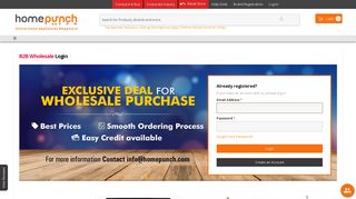 
                            3. B2B Wholesale Login - Homepunch