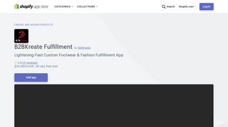 
                            6. B2BKreate Fulfillment – Ecommerce Plugins for ... - Shopify App Store