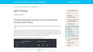 
                            13. B2C Policies - Azure Active Directory | Guide and Walkthrough