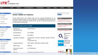 
                            8. B3000 LTE-Router von Vodafone | Eckdaten im Überblick