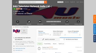 
                            10. B4U Television Network India Ltd, Andheri East - Satellite Channels in ...