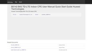 
                            3. B5142 B43 TD-LTE Indoor CPE User Manual Quick Start ...
