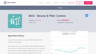 
                            10. B612 - Beauty & Filter Camera App Ranking and Store Data | App ...