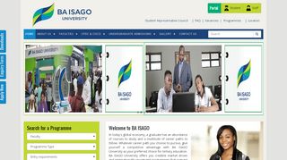 
                            2. BA ISAGO University Home
