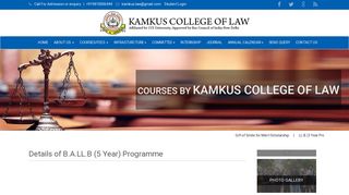 
                            4. BA LLB (5 Year) - Kamkus College of Law