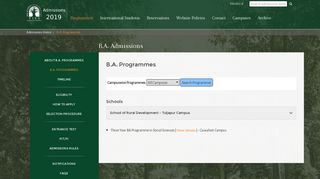 
                            7. B.A. Programmes | Admissions, TISS