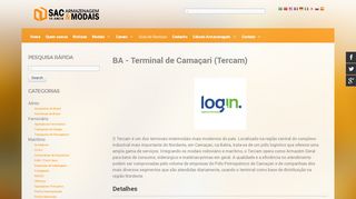 
                            5. BA - Terminal de Camaçari (Tercam) - SAC Armazenagem & Modais