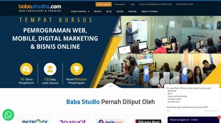 
                            4. BabaStudio | Kursus Web & Digital Marketing Dengan Sertifikat ...