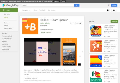 
                            9. Babbel – Learn Spanish - Apps on Google Play