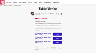 
                            6. Babbel Review & Rating | PCMag.com